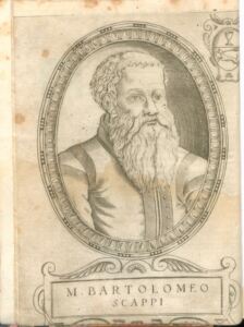 1570 - SCAPPI - Bartolomeo Scappi - Ritratto, 1610